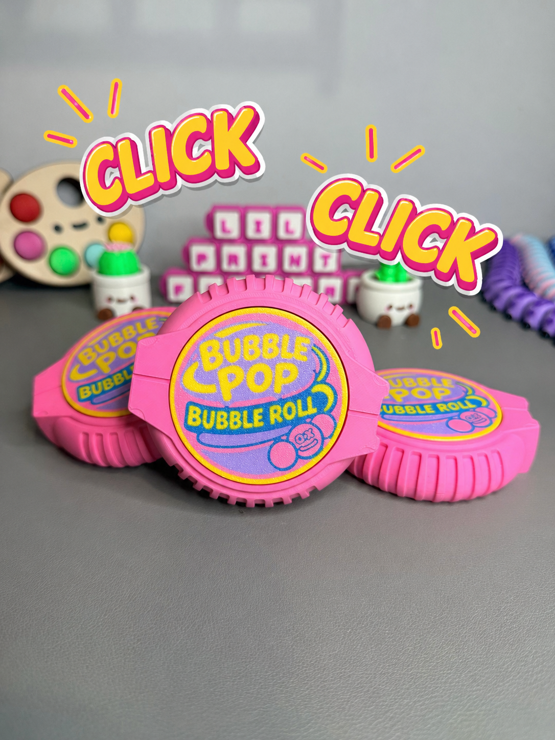 POP.CLICK Retro Bubble Tape Clicker