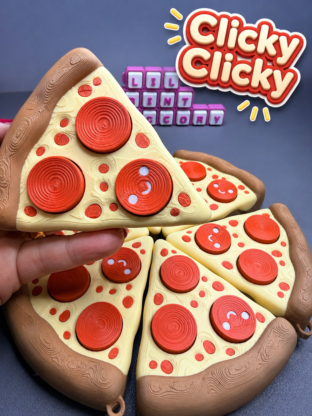Clicky Crispy Pizza