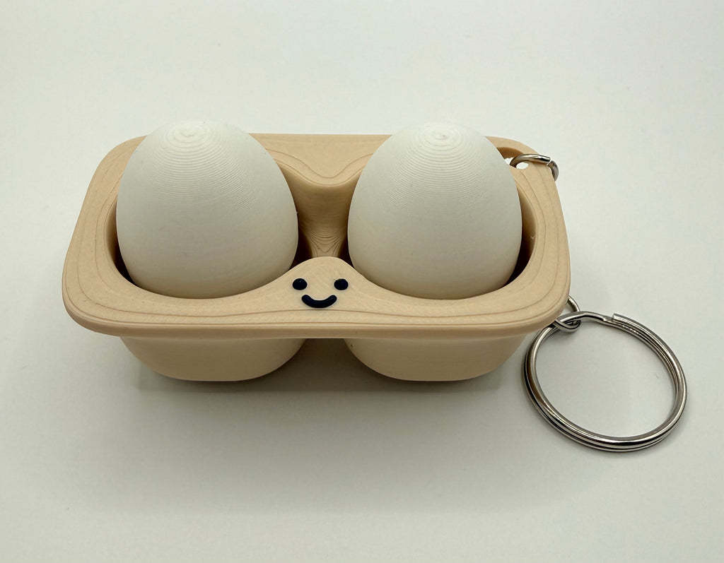 Lil Clicky Egg Carton Keychain 🥚✨