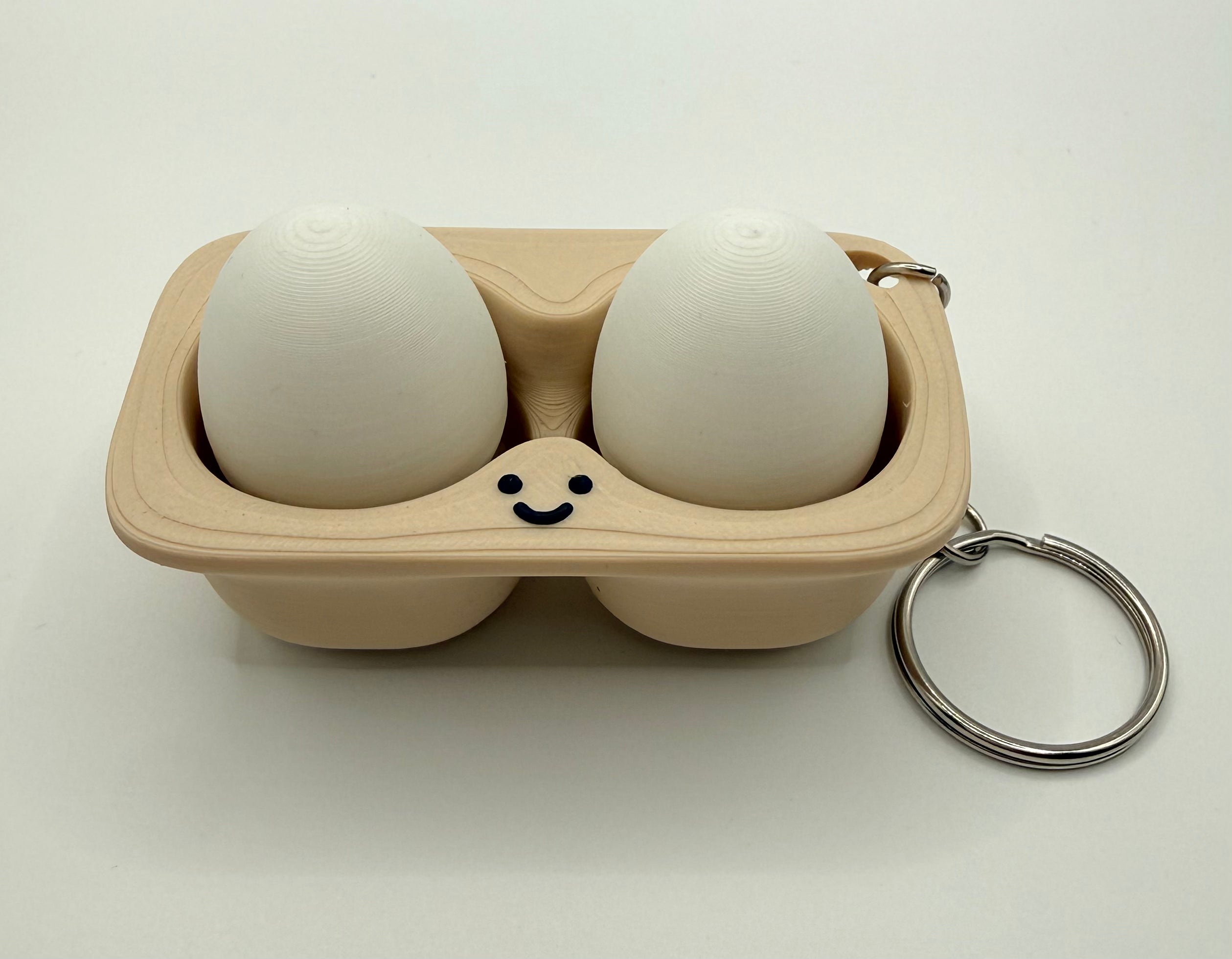 Lil Clicky Egg Carton Keychain 🥚✨