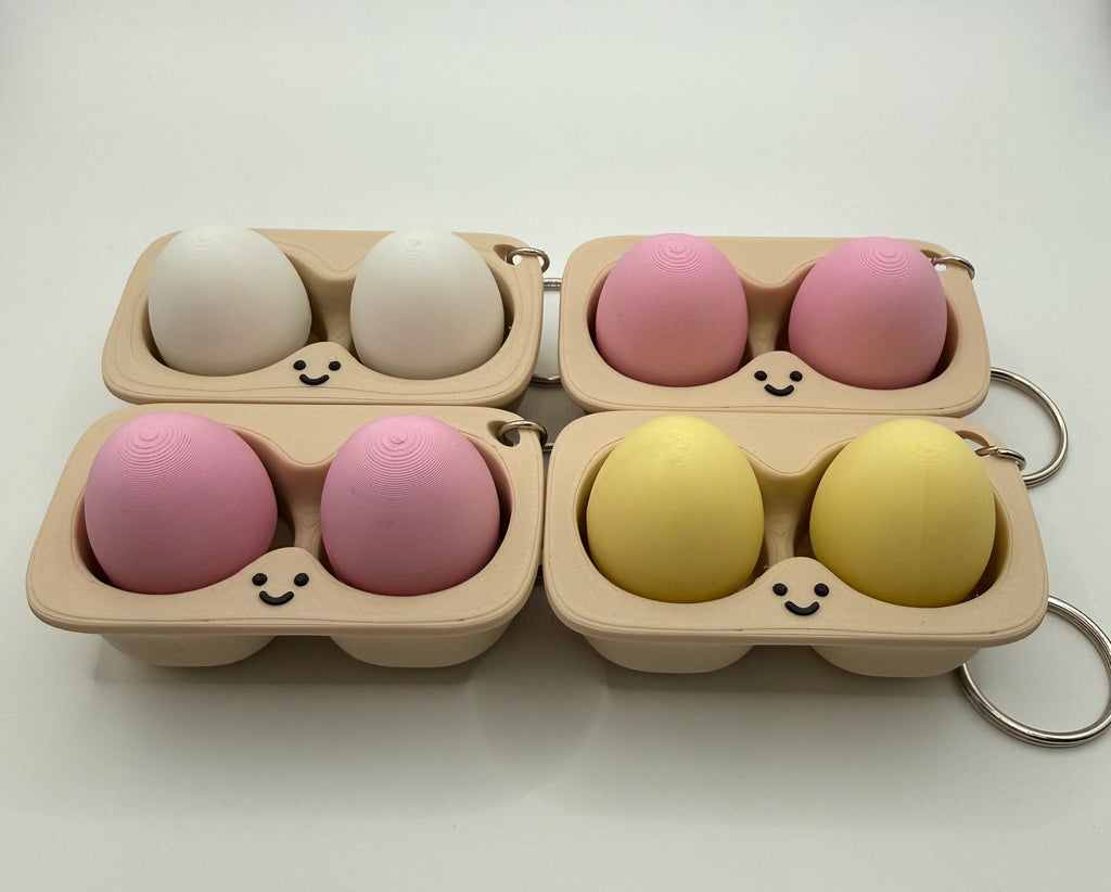 Lil Clicky Egg Carton Keychain 🥚✨