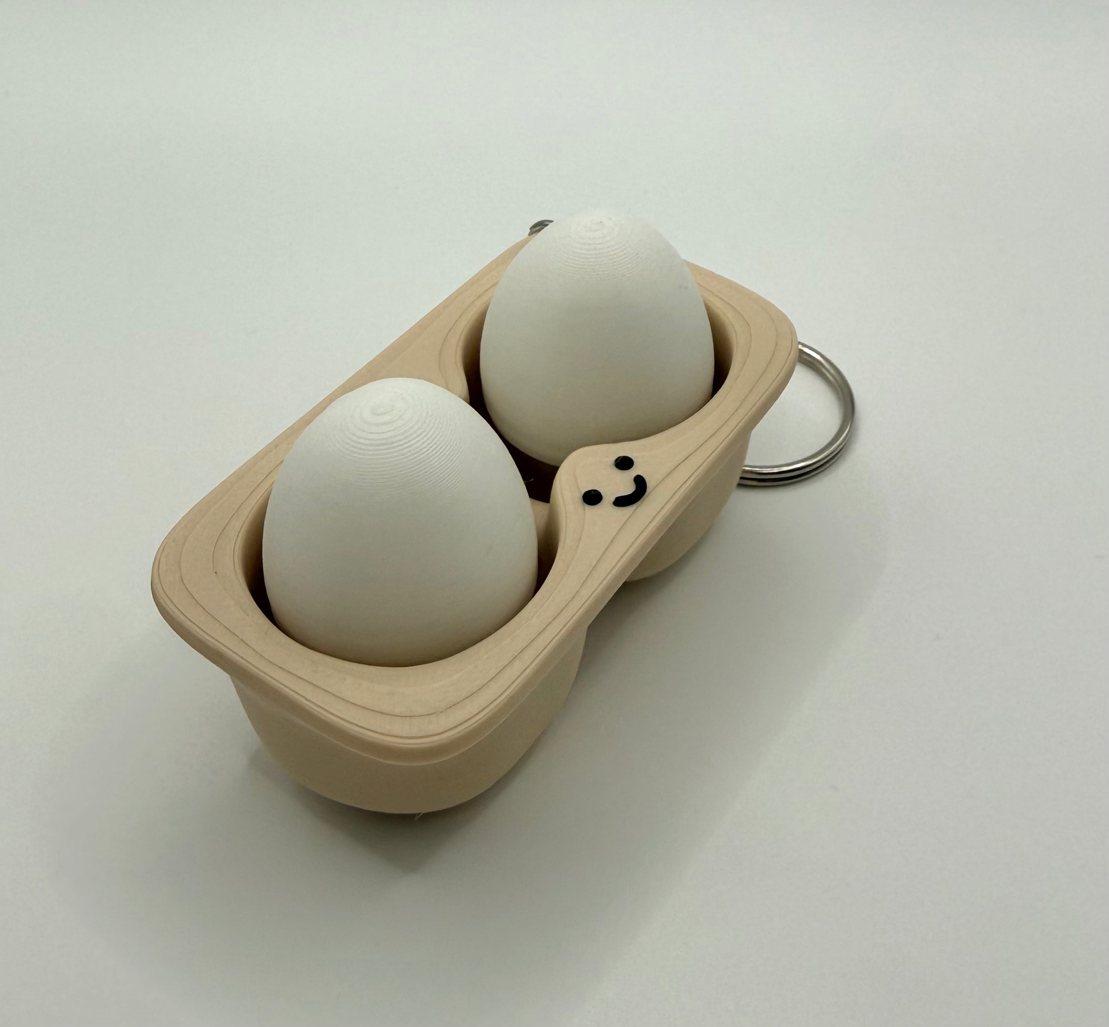 Lil Clicky Egg Carton Keychain 🥚✨