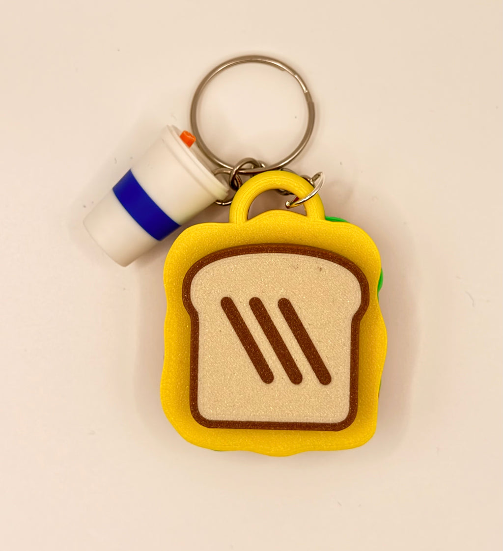 Lil Toastie Clicky Keychain