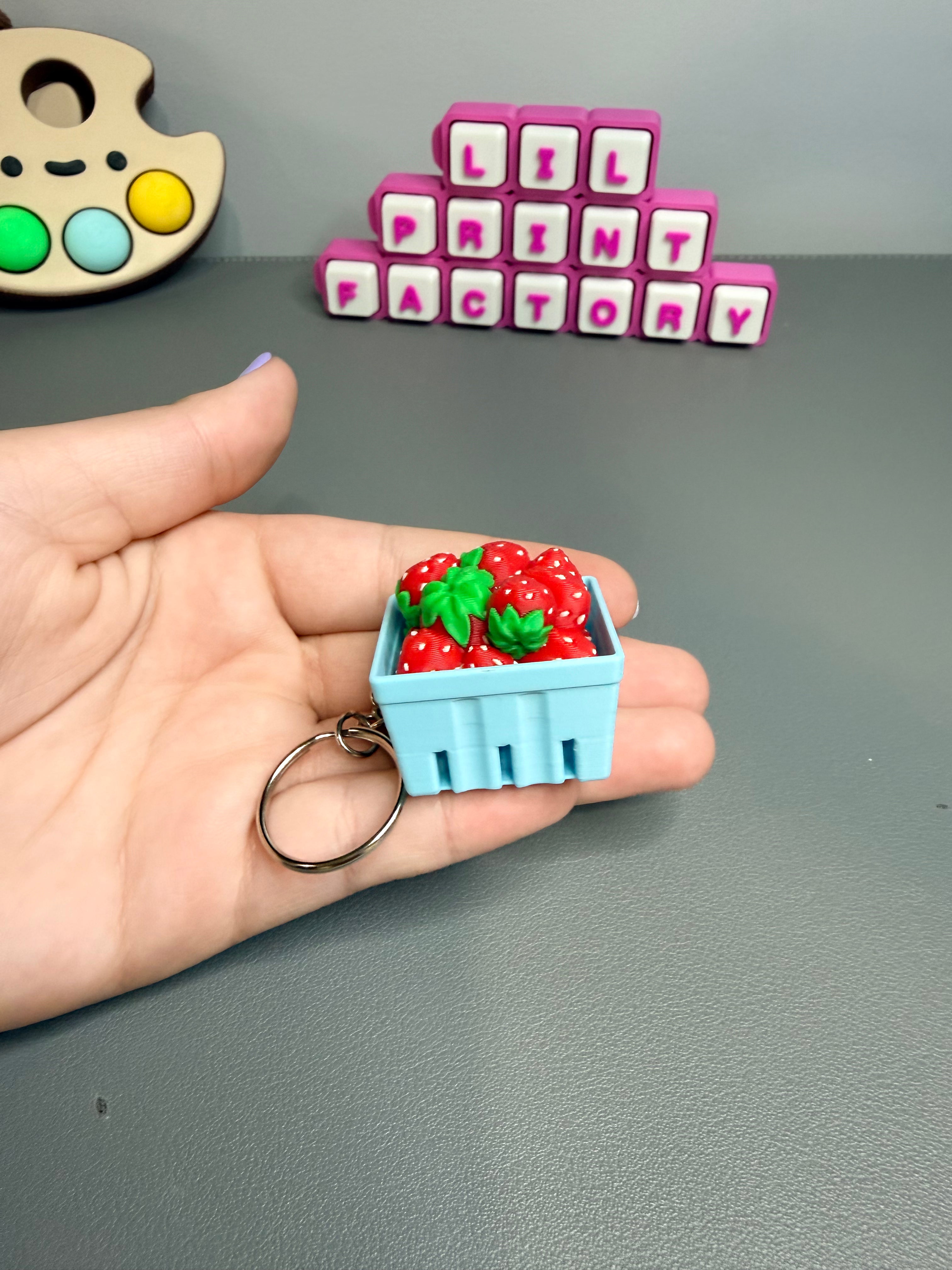 Berry Frog Clicker Keychain