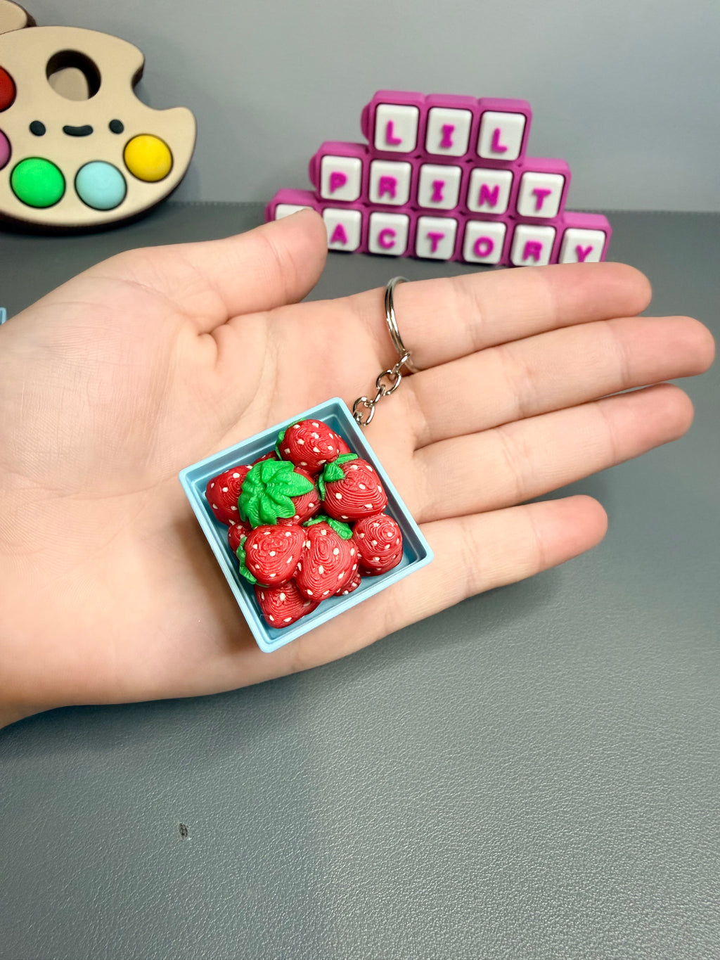 Berry Frog Clicker Keychain