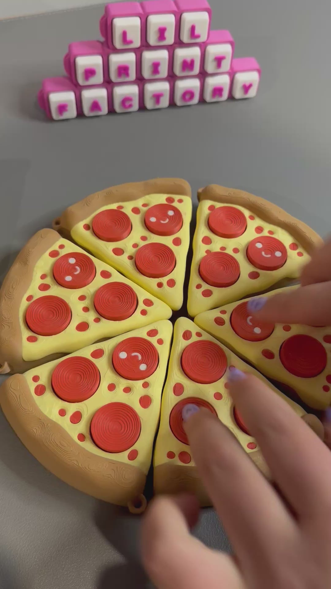 Clicky Crispy Pizza
